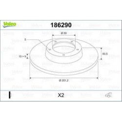 Jeu Disques Valeo 186290