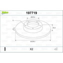 Jeu Disques Valeo 197719