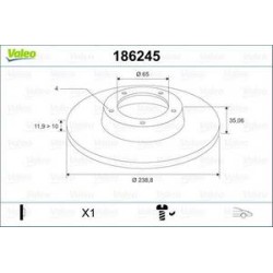 Jeu Disques Valeo 186245