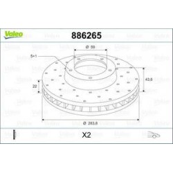 Jeu Disques Valeo 886265