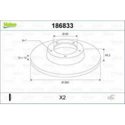 Jeu Disques Valeo 186833