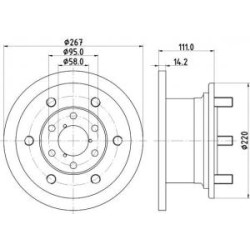 Jeu Disques Mintex MDC518