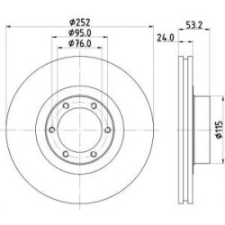 Jeu Disques Mintex MDC222