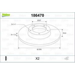 Jeu Disques Valeo 186470