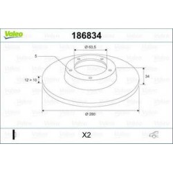 Jeu Disques Valeo 186834