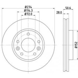 Jeu Disques Mintex MDC2776C