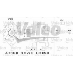 Alternateur Valeo 436254