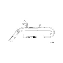 Cable de freins Cabor 10.7586