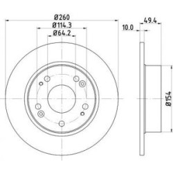 Jeu Disques Mintex MDC1721C