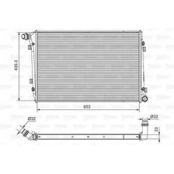 Rad. refroid Valeo 701664