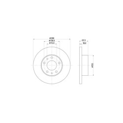 Lot de 2 Disque (x1) TEXTAR 92073703