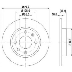 Jeu Disques Mintex MDC293C