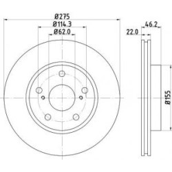 Jeu Disques Mintex MDC2050