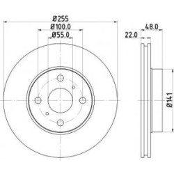 Jeu Disques Mintex MDC1016C