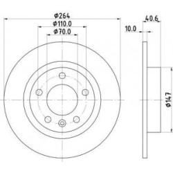 Jeu Disques Mintex MDC2230