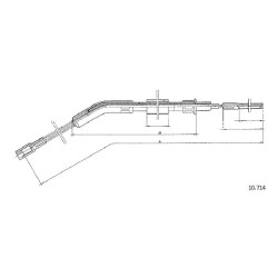 Cable de freins Cabor 10.714