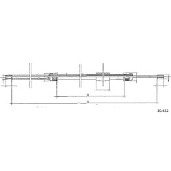 Cable de freins Cabor 10.652