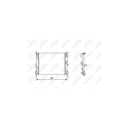 Radiateur Refroid. NRF 58188