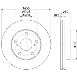 Jeu Disques Mintex MDC1015