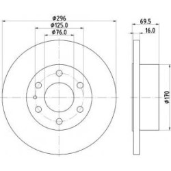 Jeu Disques Mintex MDC2247