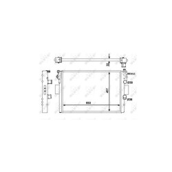 Radiateur Refroid. NRF 53652