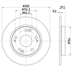 Jeu Disques Mintex MDC2332