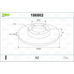 Jeu Disques Valeo 186802