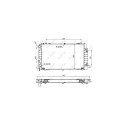 Radiateur Refroid. NRF 50528