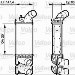 Rad. Turbo/air Valeo 818853