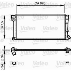 Rad. refroid Valeo 731743