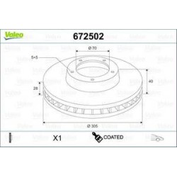 Jeu Disques Valeo 672502