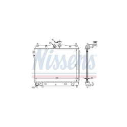 Radiateur Nissens 67495