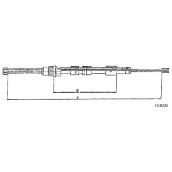 Cable de freins Cabor 10.6024