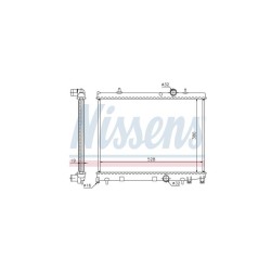 Radiateur Nissens 63504