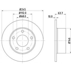 Jeu Disques Mintex MDC828C