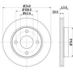 Jeu Disques Mintex MDC579C