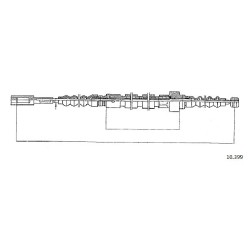 Cable de freins Cabor 10.399