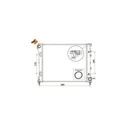 Radiateur Refroid. NRF 53527