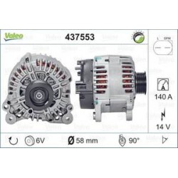 Alternateur Valeo 437553