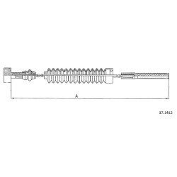 Cable de freins Cabor 17.1412