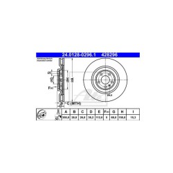 Lot de 2 Disque (x1) ATE 428296