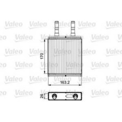 Rad. chauffage Valeo 812409