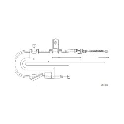 Cable de freins Cabor 10.5166