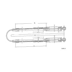 Cable de freins Cabor 1141.3