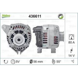 Alternateur Valeo 436611