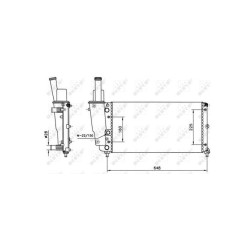 Radiateur Refroid. NRF 58072