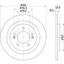 Jeu Disques Mintex MDC2360