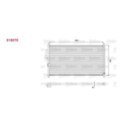 Condenseur Valeo 818070