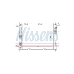 Radiateur Nissens 67283