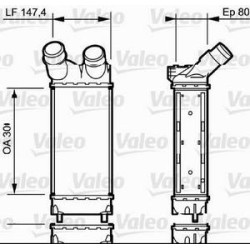 Rad. Turbo/air Valeo 818866